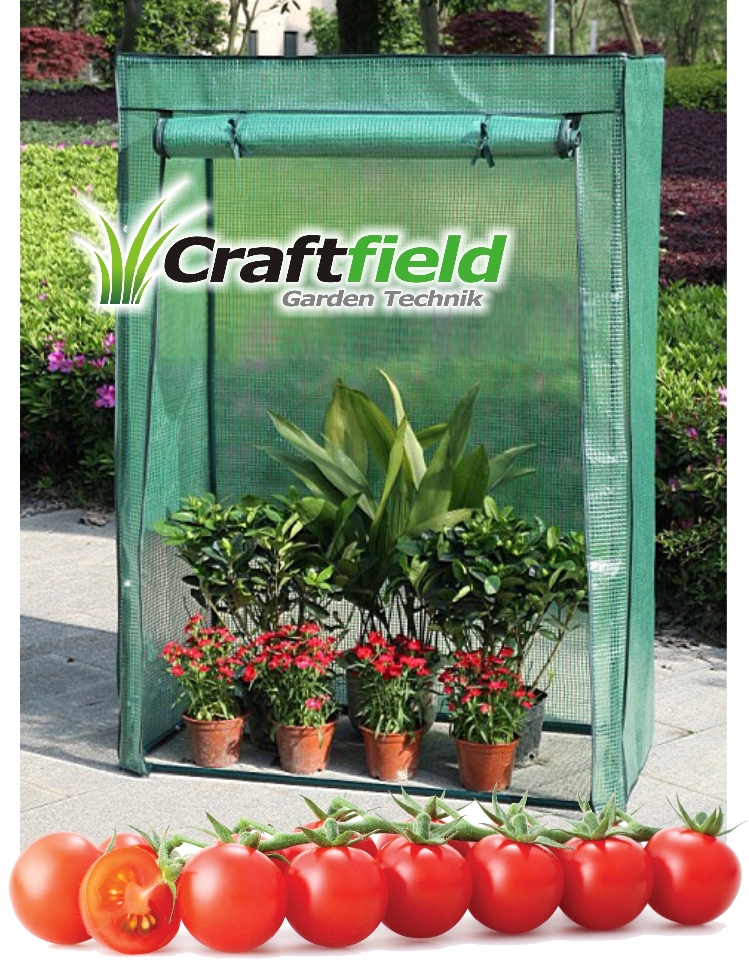Fóliovník a pařník na RAJČATA Craftfield GT01
