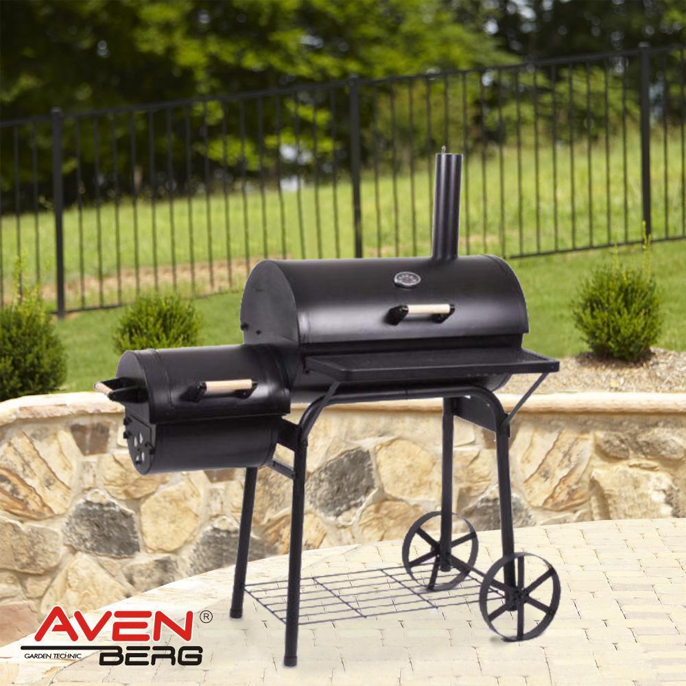 Zahradní gril s udírnou LOKOMOTIVA BBQ XChef
