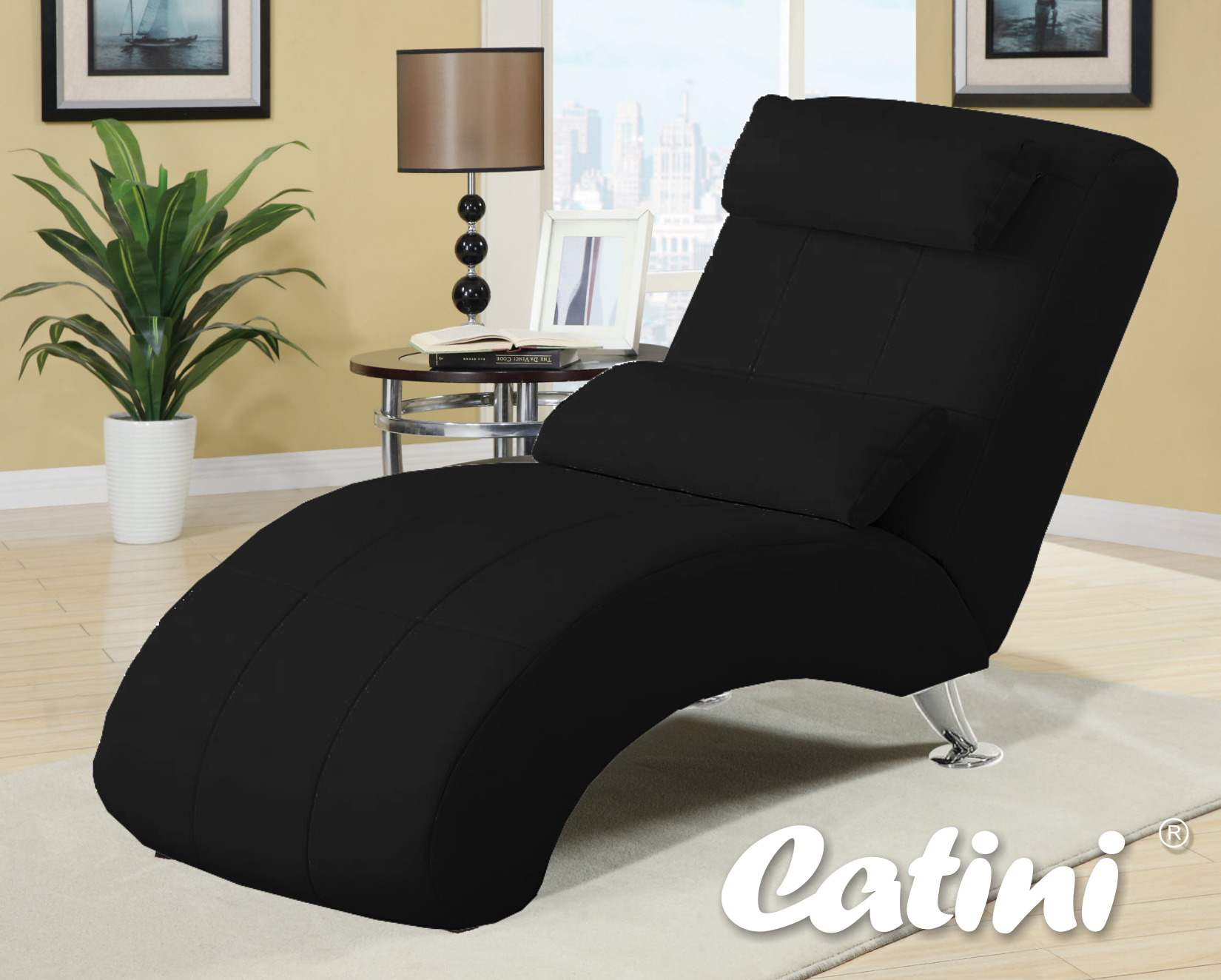 Komfortní relaxační lehátko Catini ANDERSON černá