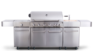Plynový gril G21 Nevada BBQ kuchyně Premium Line, 8 hořáků + zdarma redukční ven