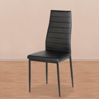 Jídelní židle VALERIA černá - 4ks